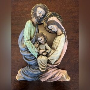 Holy Family Hanging Art in Pastels